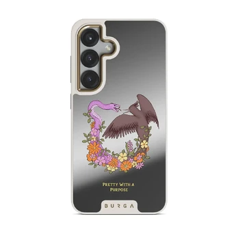 Pretty Purpose - Samsung Galaxy S25 Case, Elite Mirror Light (Magnetic) / Gold