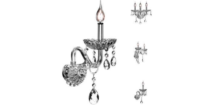 Sieninis Šviestuvas „Crystal“