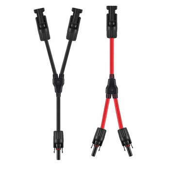 Saulės kabelis 4mm² Y-splitter 1 pora