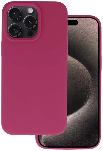 Topt Silikoninis Lite Dėklas skirtas Apple iPhone 15 raspberry