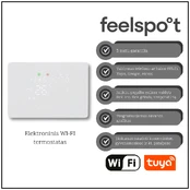 Feelspot WTH25.05RF Wi-Fi termoreguliatorius, baltas kaina