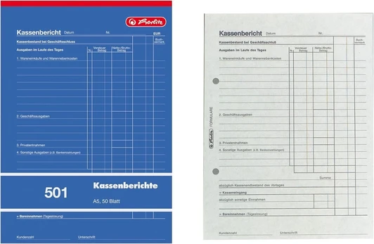 Herlitz kvitai A5, 1 vnt., 50 lapų