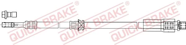 Stabdžių žarnelė QUICK BRAKE 50.835X