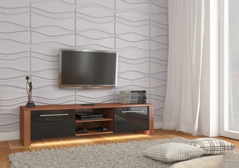 TV staliukas Helix, rudas/juodas