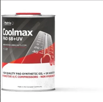 Kondicionierių alyva MATRIX LUBRICANTS COOLMAX PAO 68 20L