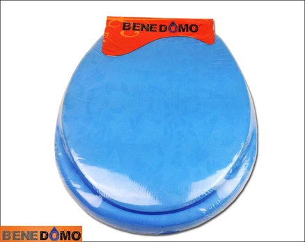 Minkštas unitazo dangtis mėlynas Benedomo
