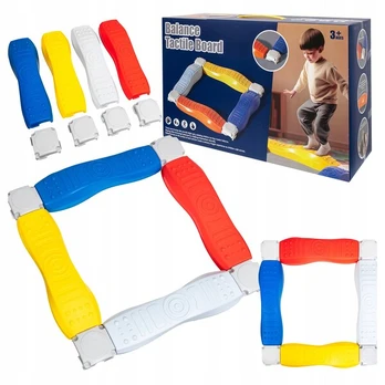 Balanso lenta ir takelis Click4Toys, 8 elementai, 65x65 cm
