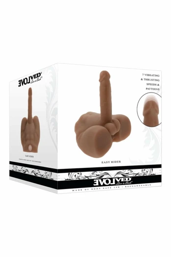 EVOLVED TORSO EASY RIDER DARK Rechargeable Vibrating Thrusting Model