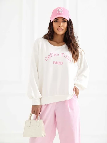 Rue Paris Bluza-RV-BL-A1220.11-ecru