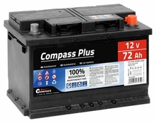Akumuliatorius Compass Plus, 12 V, 72 Ah, 640 A