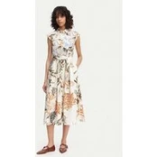 Marella Marškinių tipo suknelė Padana 2613221202 Balta Regular Fit