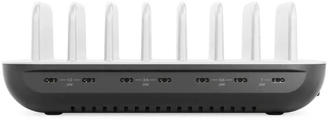 ALOGIC Powerfin 7-Port USB-C Desktop Charging Station