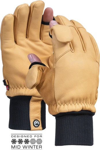 Vallerret Hatchet Leather Photography Glove Natural S