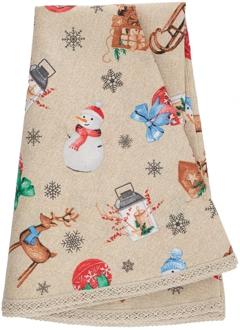 Stalo servetėlė „CHRISTMAS NEW“ D170 cm, Kalėdos