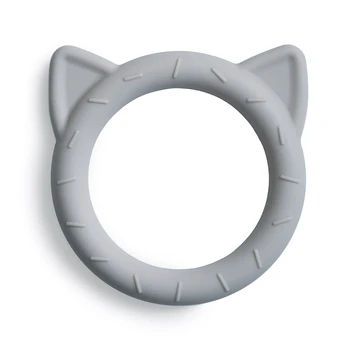 MUSHIE silikoninis kramtukas CAT, Stone