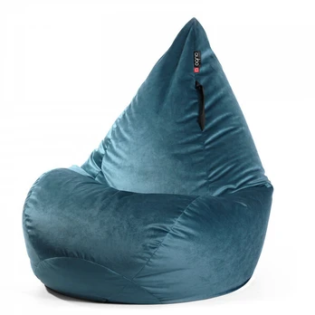 Sėdmaišis Qubo™ Wave Drop, gobelenas, mėlynas