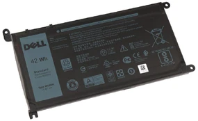 Dell Baterija, 42WHR, 3 Cell, Lithium Ion, Prismatic kaina