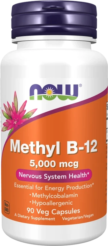 Now Foods Now Methyl B-12 5000 mcg 90 kaps.