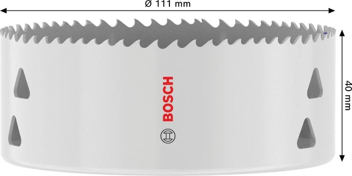 Bosch HSS-Bimet.gręž.karūna 111 mm