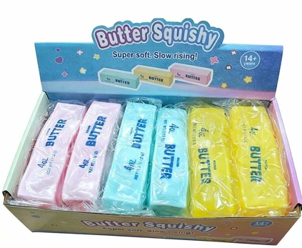 Squishy vazelino konsistencijos žaislas Sviestas 13,5 cm