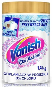 PROSZEK VANISH MULTI ACTION Baltas 1.4KG kaina