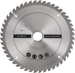 Pjovimo diskas Scheppach, 254 mm x 30 mm