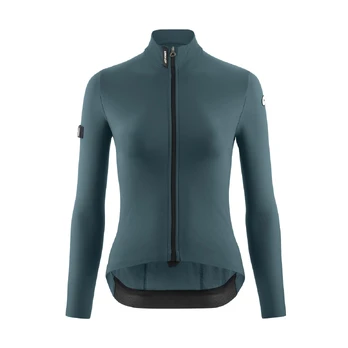 Assos Uma GT Spring Fall C2 LS moteriški marškinėliai | Foundation Green, L