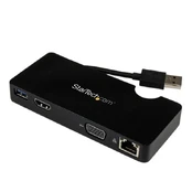 Jungčių stotelė StarTech USB3SMDOCKHV kaina