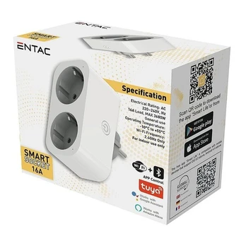 Entac WIFI Steckdosenadapter 2-fach