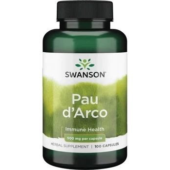 SWANSON Pau d&amp;apos;Arco 500mg - 100 kaps.