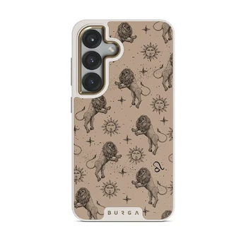 Leo - Samsung Galaxy S25 Case, Elite Light (Magnetic) / Gold / Beige