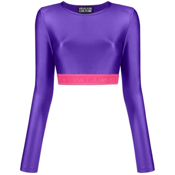 Palaidinės moterims, purple, Print chain top