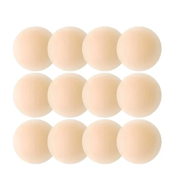Silikoniniai krūtų lipdukai 6,5 cm, 12 vnt., Universalus