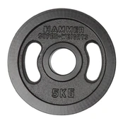 Diskinis svoris Hammer Olympic, 5 kg kaina