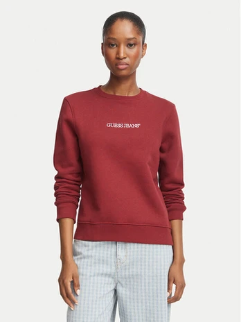 Guess Jeans Džemperis 165725 Raudona Classic Fit
