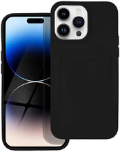 Dėklas Oem CARD Case for IPHONE 14 PRO MAX juodas kaina