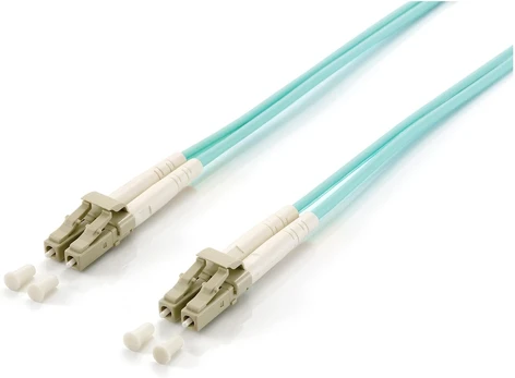 Equip Patchkabel LC->LC 25.00m Multimode Duplex OM3 tĂĽrkis