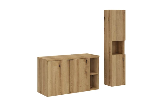 Vonios baldų komplektas Nova Oak, 100 cm