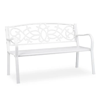 Kodustaar Sodo suoliukas, 124.5x58x78 cm, balta
