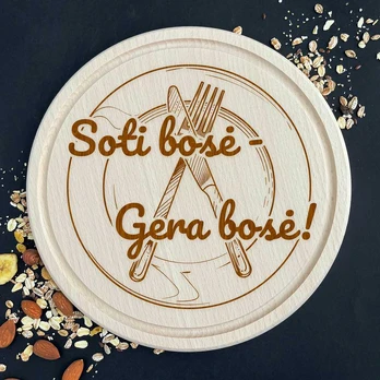 Graviruota apvali pjaustymo lentelė "Soti bosė"