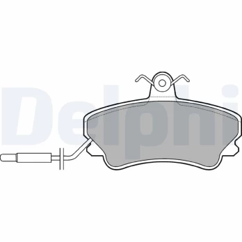 DELPHI LP0822 Brake pad set