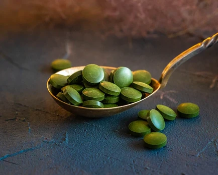 Ekologiškos chlorella tabletės 500 mg - 1kg