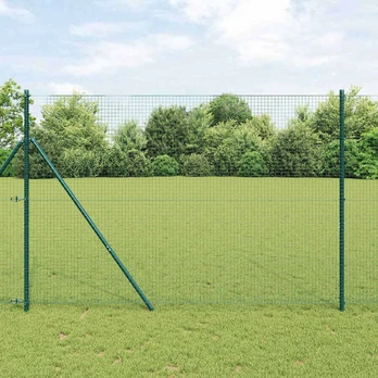 Tvora su stulpais Žalia 1.5 x 10 m Plienas