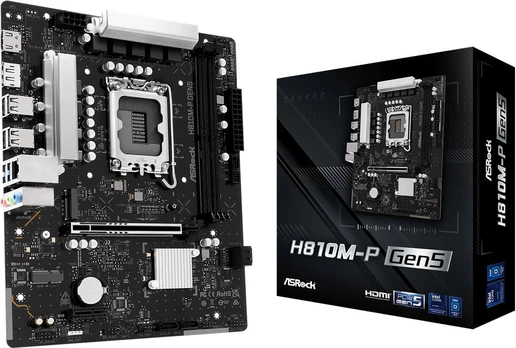 pagrindinė plokštė Asrock H810M-P GEN5