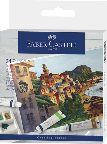 Faber-Castell - Oilcolour cardboard box (24 pcs) (379524)