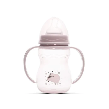 Maitinimo buteliukas Lorelli My Friend 250 ml su rankenėle Mellow Rose