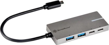 HUB USB SilverStone 2x USB- C + 2x USB- A 3.1 Gen1 (SST- EP09C)