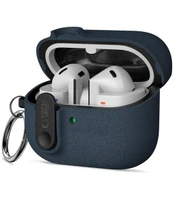 Mėlynas dėklas Samsung Galaxy Buds 3 / 3 FE / 3 Pro ausinėms "Tech-Protect Slim Hook"
