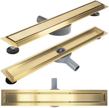 REA Neox pro Linear Drain BRUSHED GOLD 70
