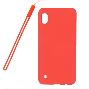 Evelatus Samsung Galaxy A10 Nano Silicone Case Soft Touch TPU Red